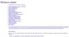 Desktop Screenshot of mp3-free.cz